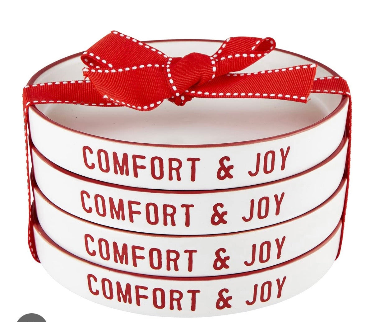 COMFORT & JOY SET 4 TAPAS PLATES