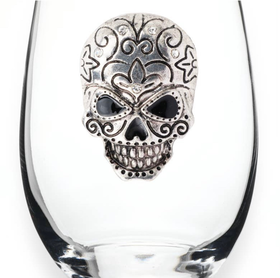 STEMLESS WINE GLASSES (JEWELED)