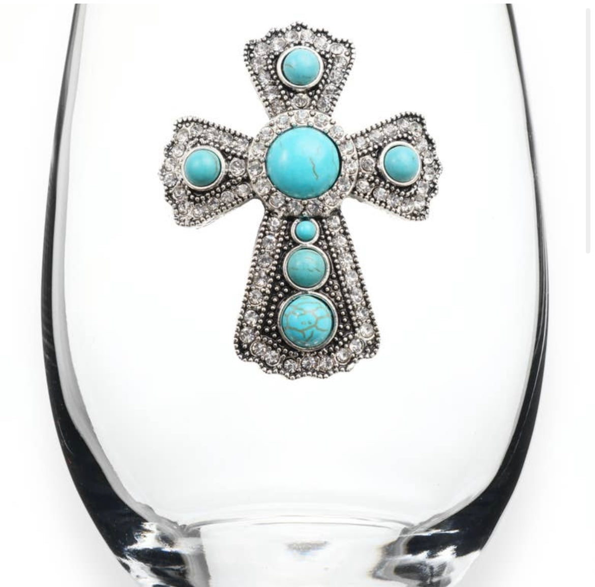 STEMLESS WINE GLASSES (JEWELED)