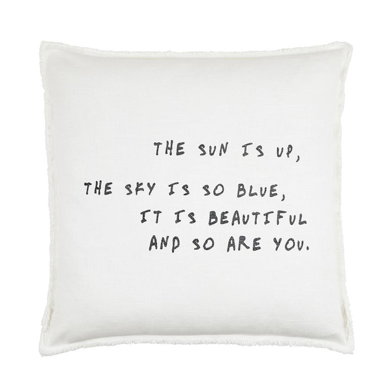 Face to Face Euro Pillow - The Sun is Up