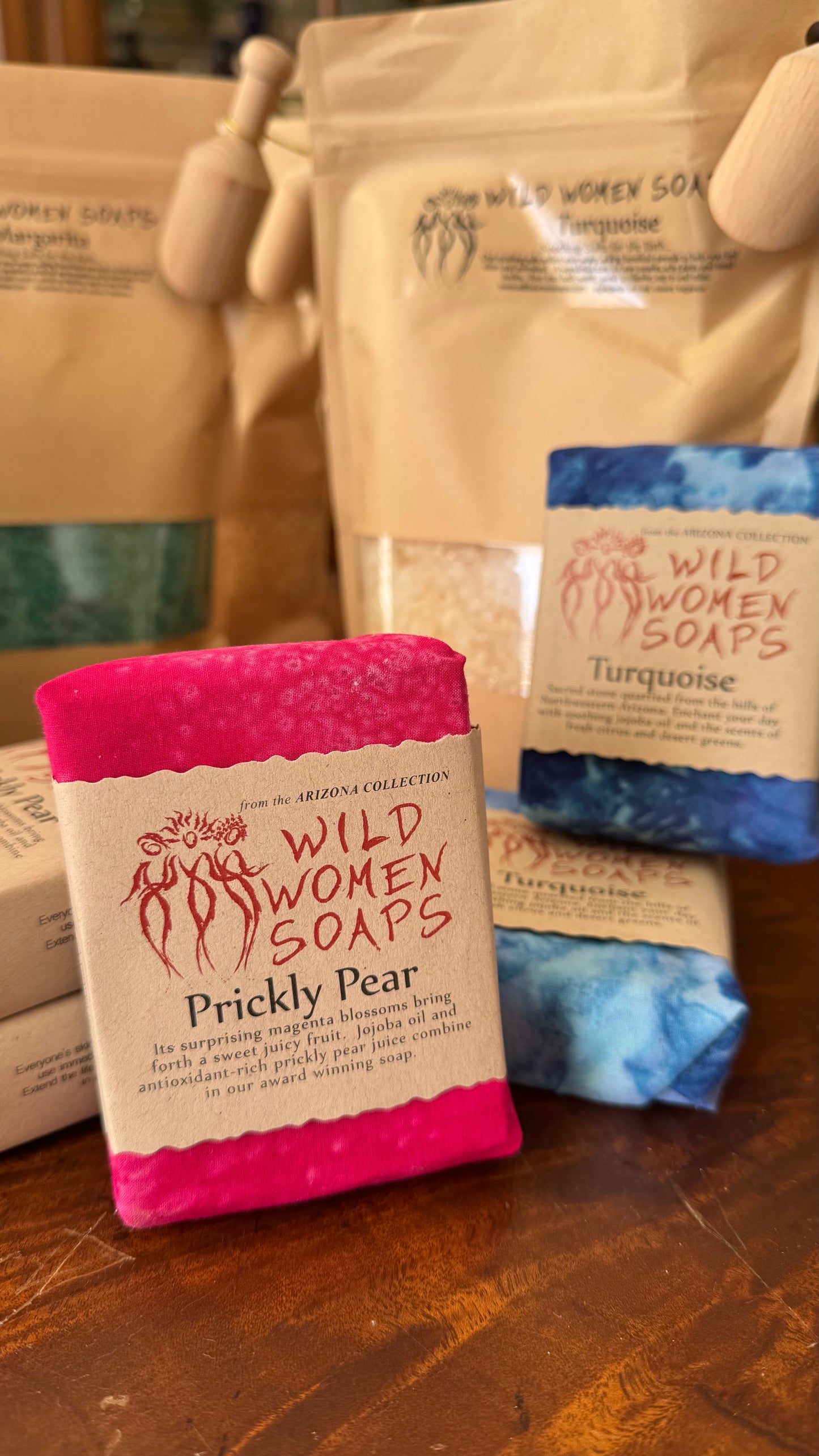 Wild women bar soap-Prickly Pear