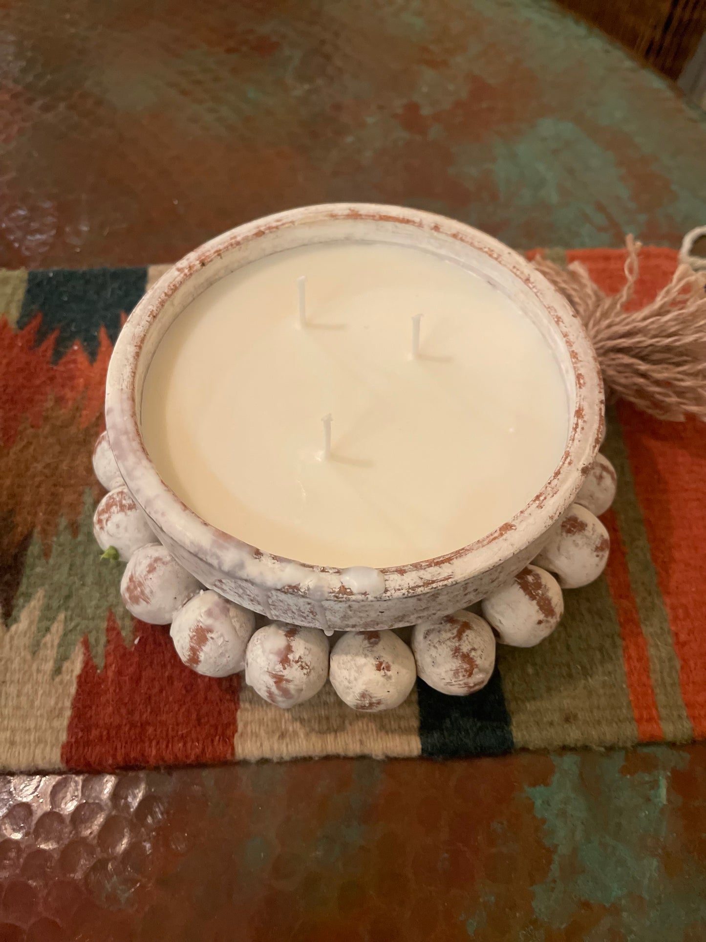 BEADZIE CLAY BEADED VESSEL CANDLES