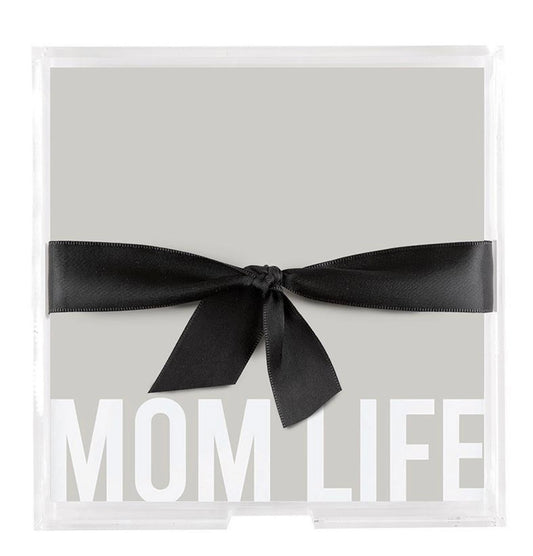 NOTE PAPER W/ACRYLLIC TRAY-MOM’S LIFE