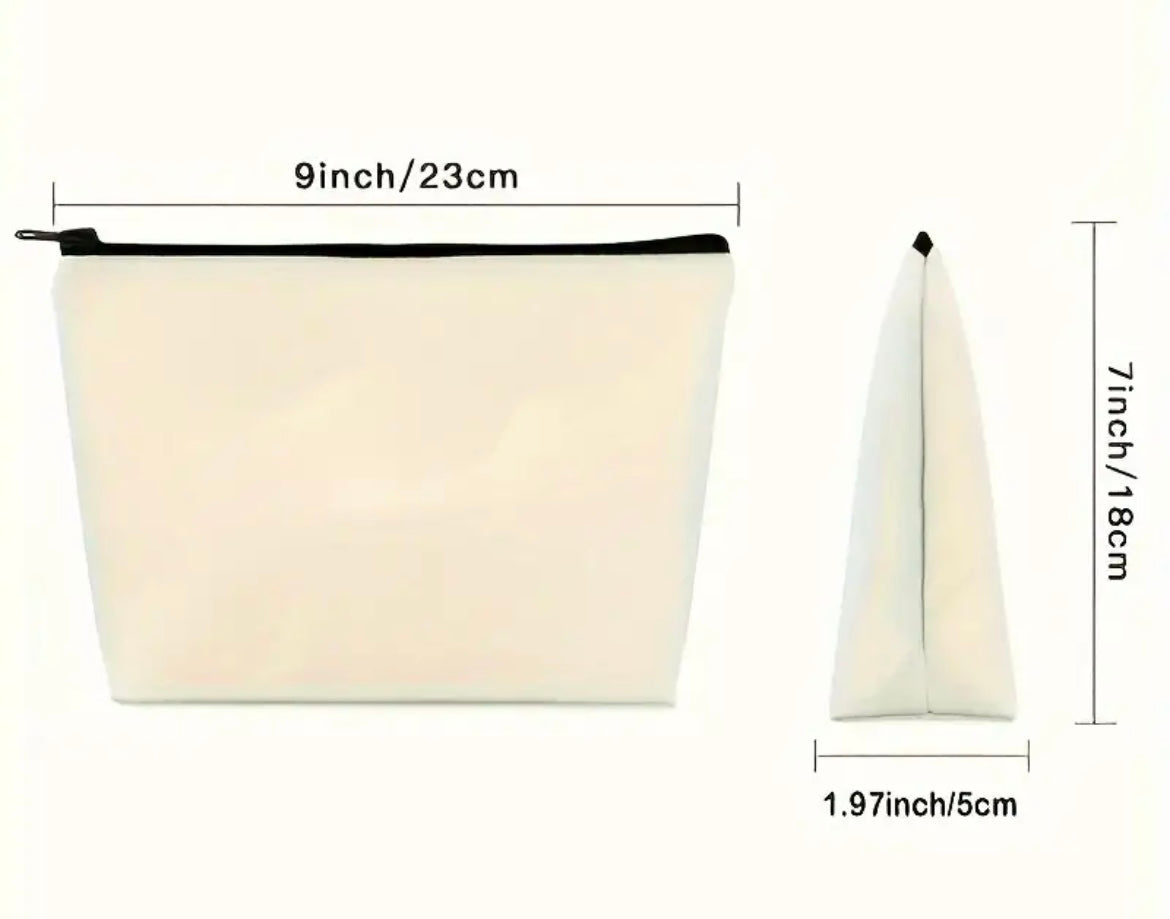 Themed Lined Cosmetic Bags