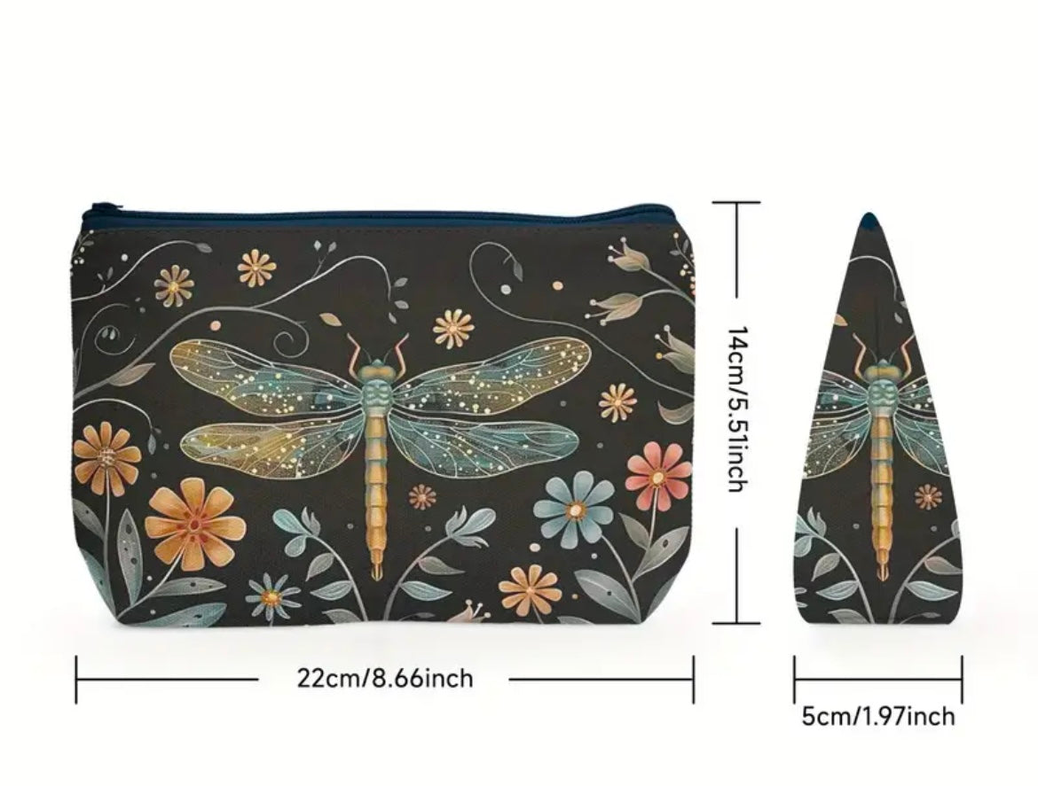Themed Lined Cosmetic Bags