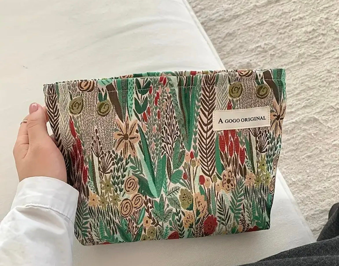 Themed Lined Cosmetic Bags