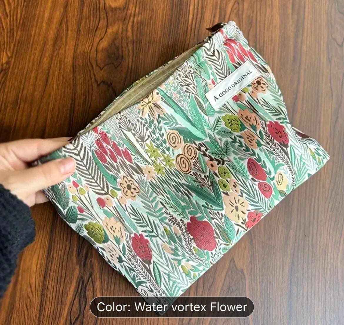Themed Lined Cosmetic Bags
