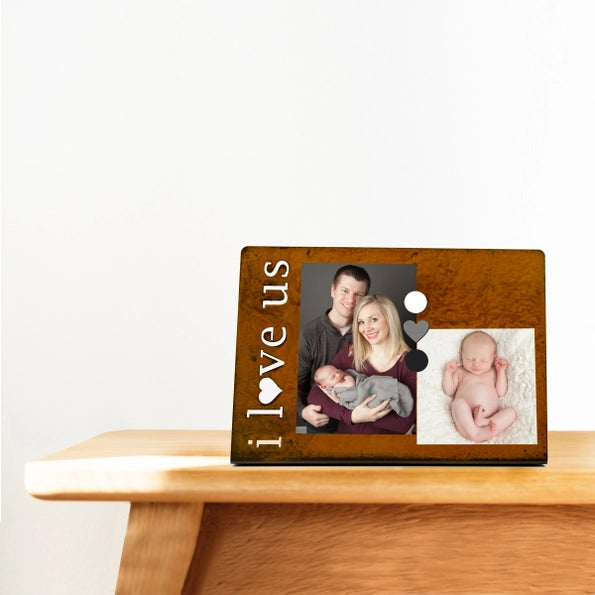 I LOVE US MAGNET FRAME