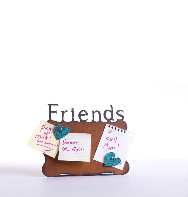 Friends Picture Frame Recycle Memo Board Girlfriend Magnet