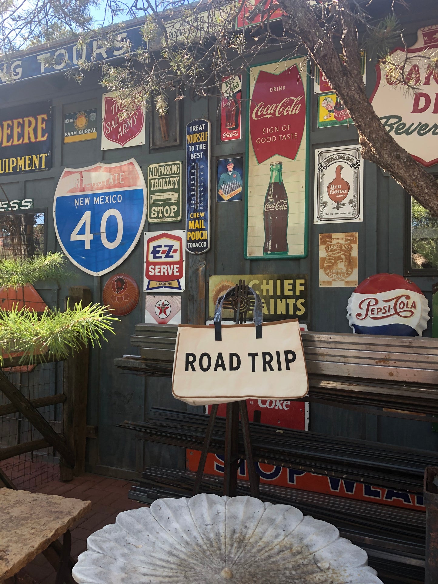 CANVAS TOTE-ROAD TRIP