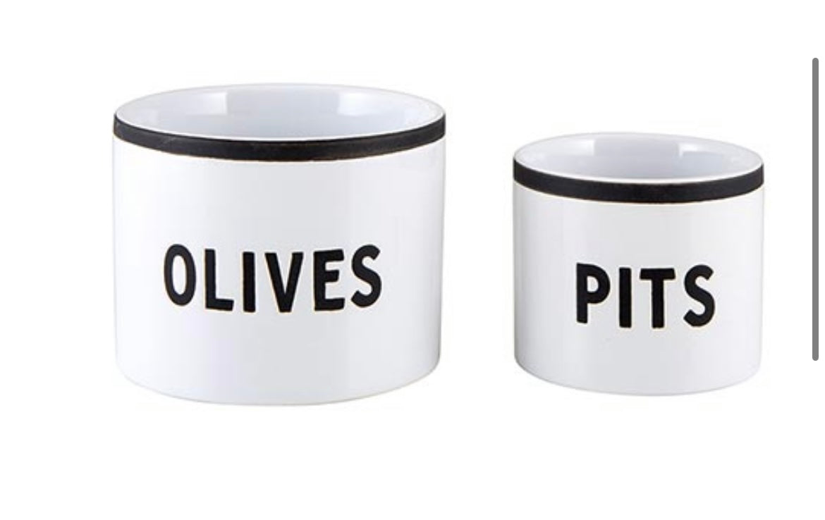 CARDBOARD BOOK SET - OLIVE + PITS BOWL BOOKSET