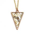 TRIANGLE GOLD NECKLACE - THE IRON ANGEL (TTG)