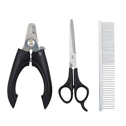 CARDBOARD BOOK SET - PET GROOMING KIT