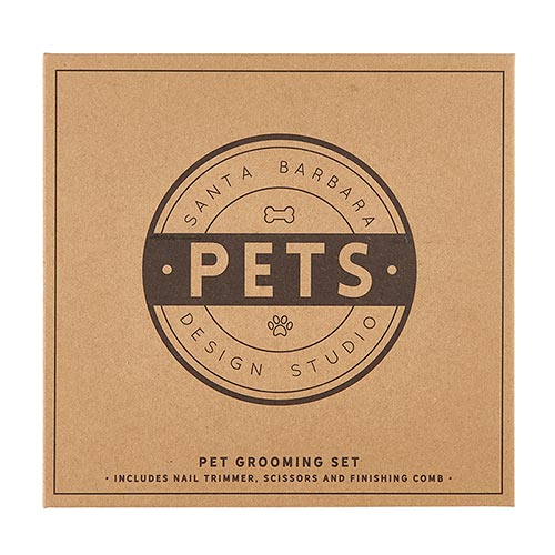 CARDBOARD BOOK SET - PET GROOMING KIT