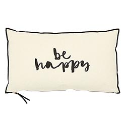 LUMBAR PILLOW - BE HAPPY