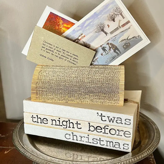 BOOK PAGE CARD HOLDER