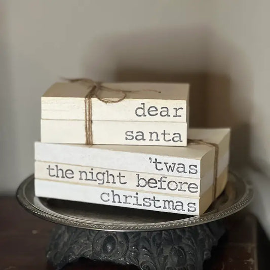 DEAR SANTA BOOK STACK