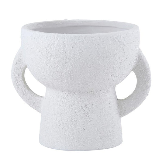 DOUBLE HANDLE VASE-SHORT