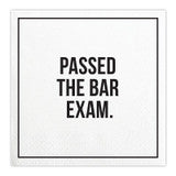 PASS THE BAR EXAM COCKTAIL NAPKINS