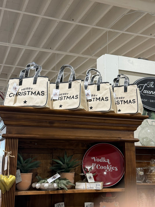 MINI TOTE - MERRY CHRISTMAS