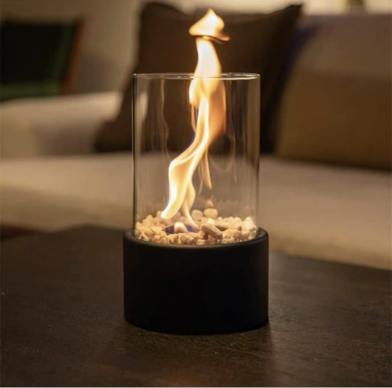 PORTABLE ALCOHOL FIREPLACE LAMP