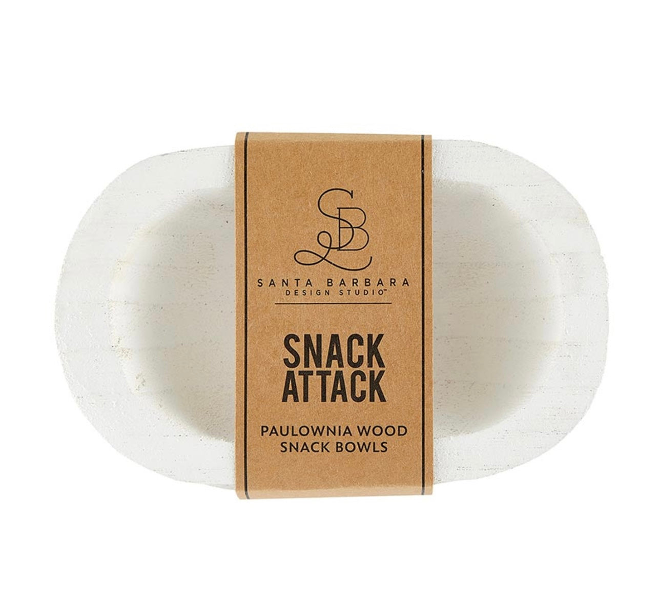 Paulownia Snack Dish Set of 2 - Snack Attack