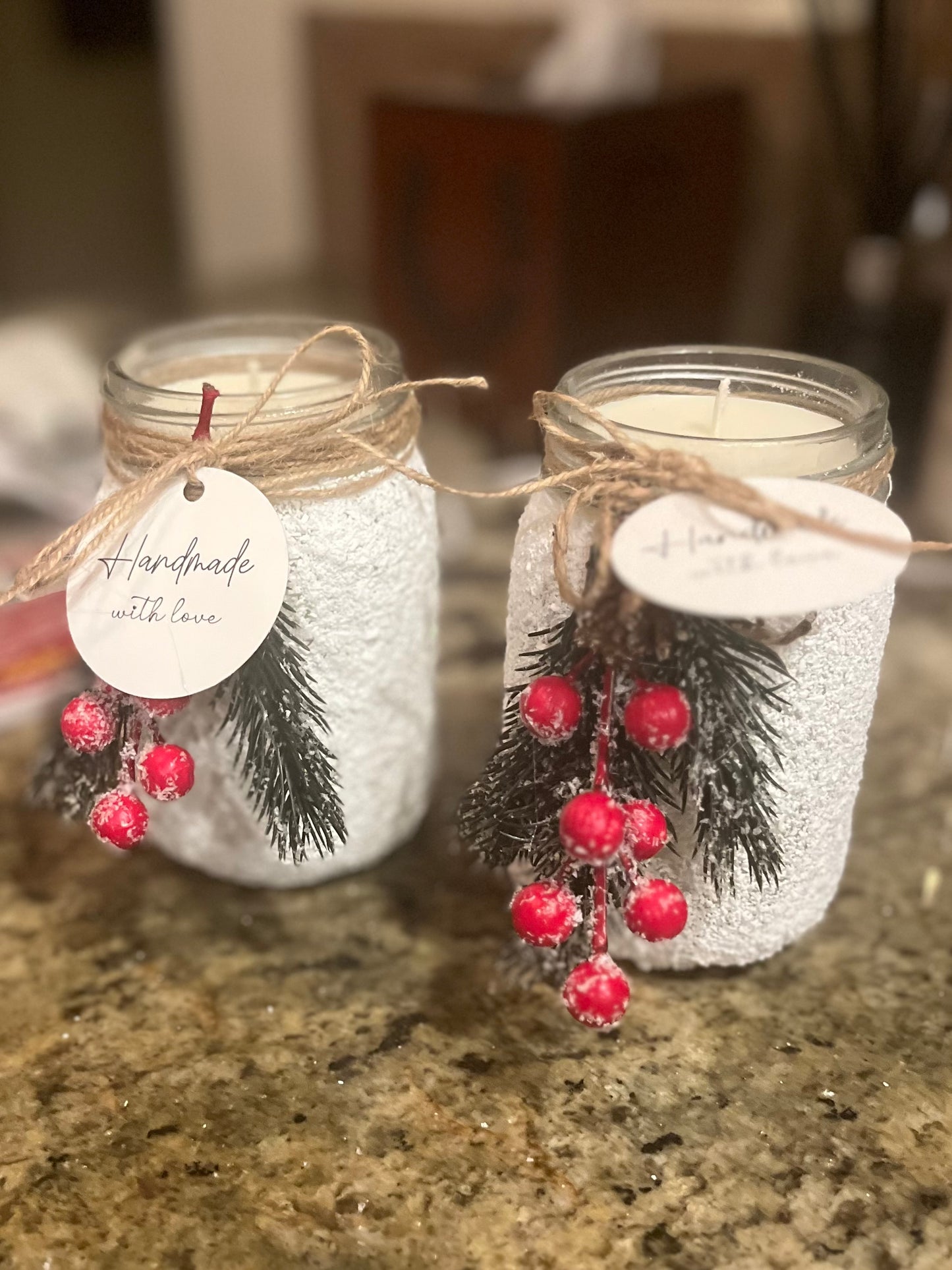 Christmas Vacation Candle Jar