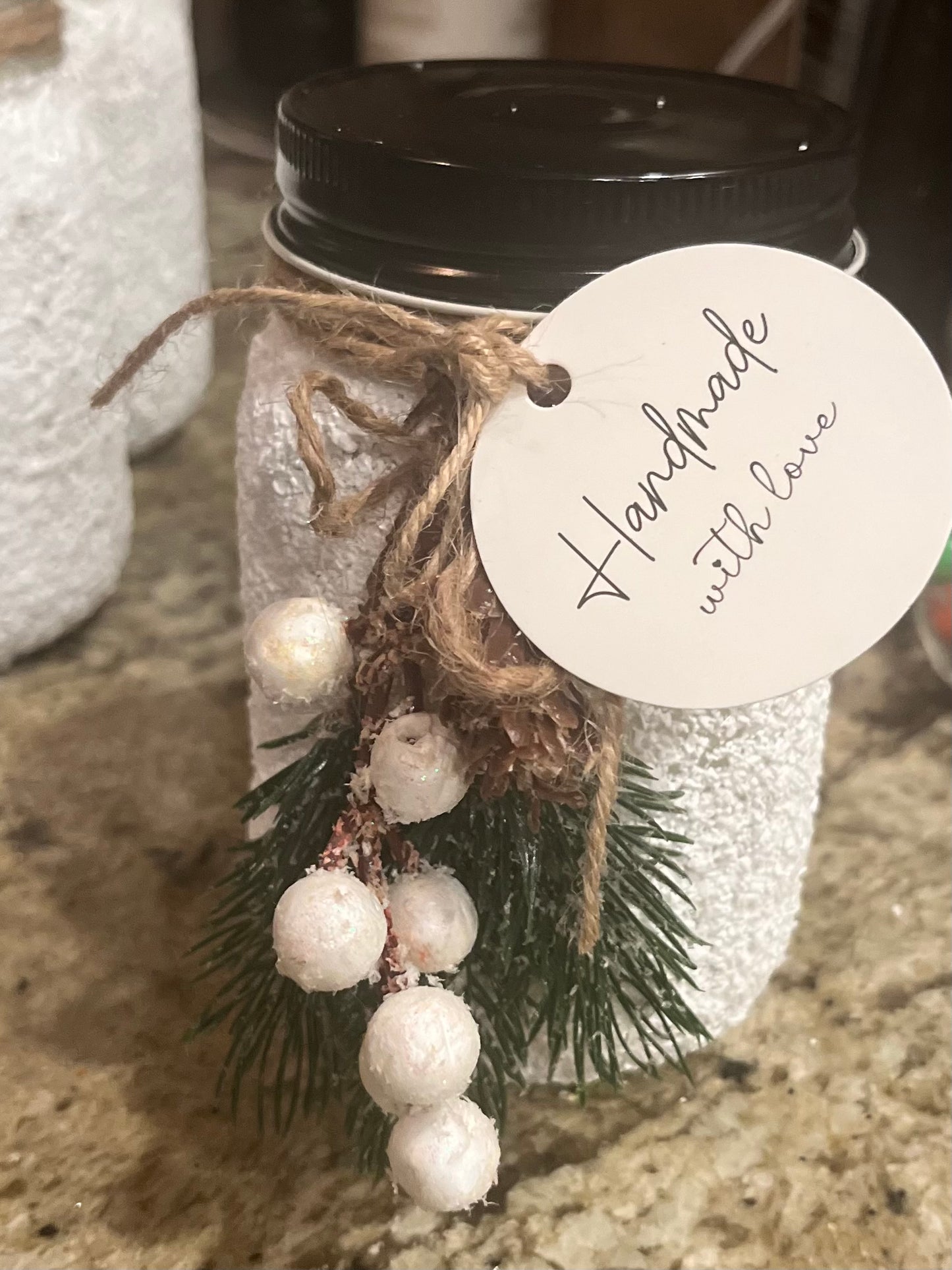 Christmas Vacation Candle Jar