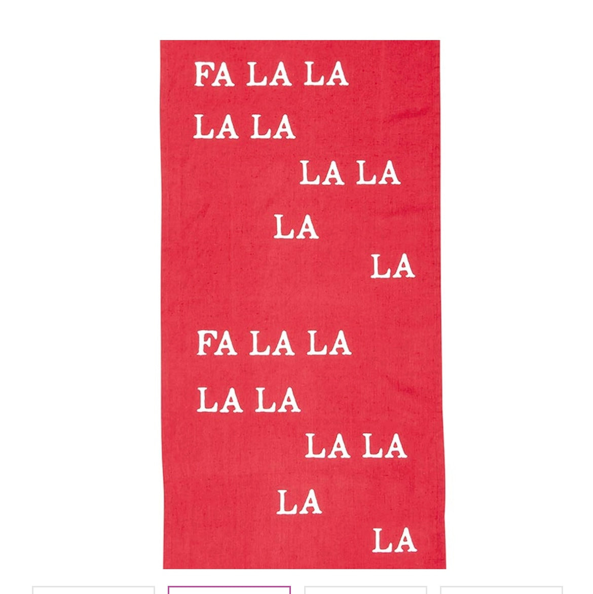 FALALA LINEN TABLE RUNNER