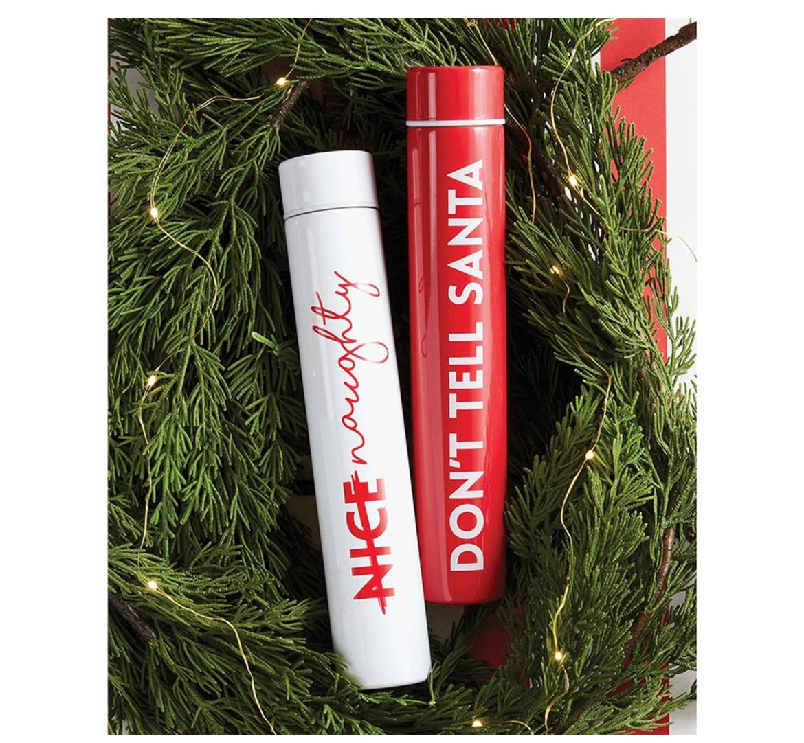 DON'T TELL SANTA - FLASK BOTTLE