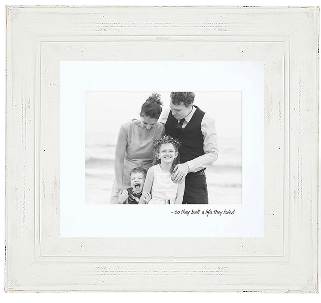PHOTO FRAME-THEY BUILT A LIFE