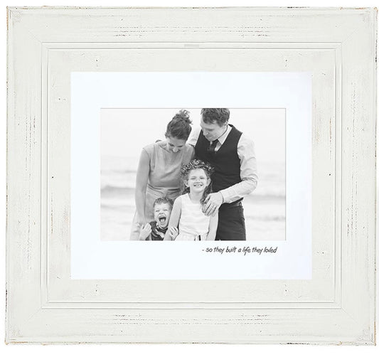 PHOTO FRAME-THEY BUILT A LIFE