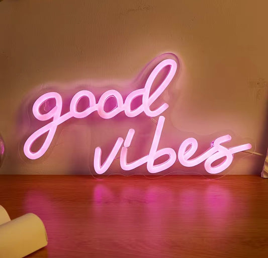 GOOD VIBES LED NEON SIGN