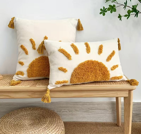 Rising Sun lumbar pillow