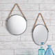 OVAL hanging mirror