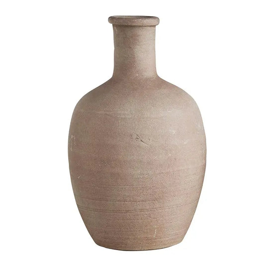 TAUPE TERRACOTTA VASE