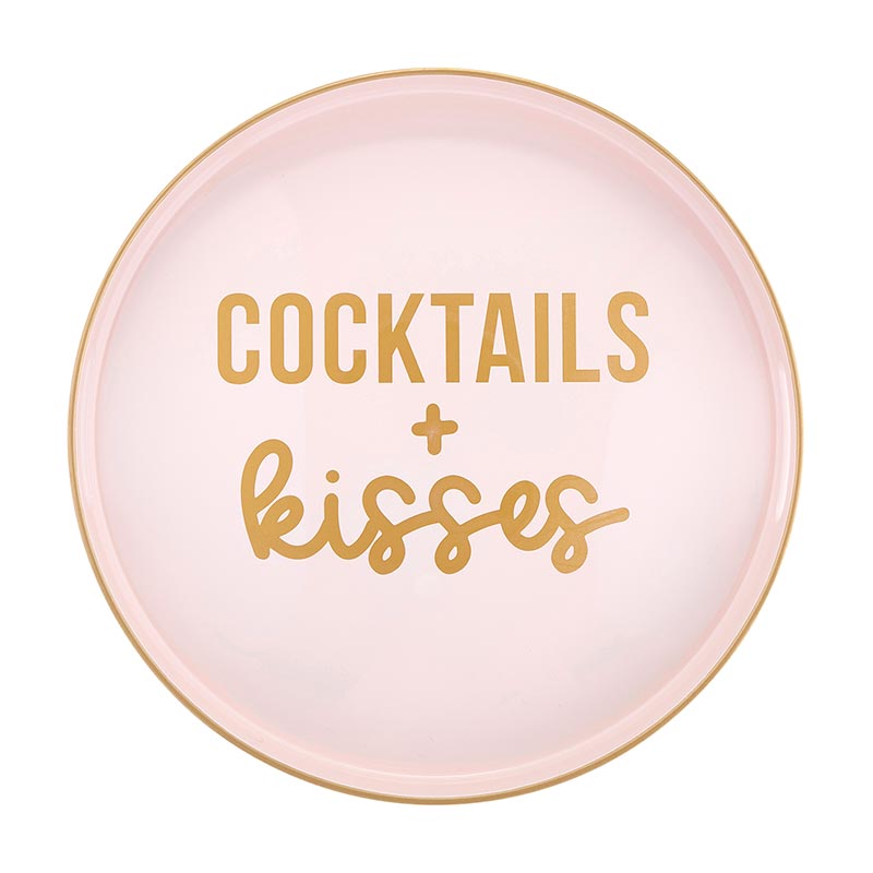 TRAY - COCKTAILS AND KISSES