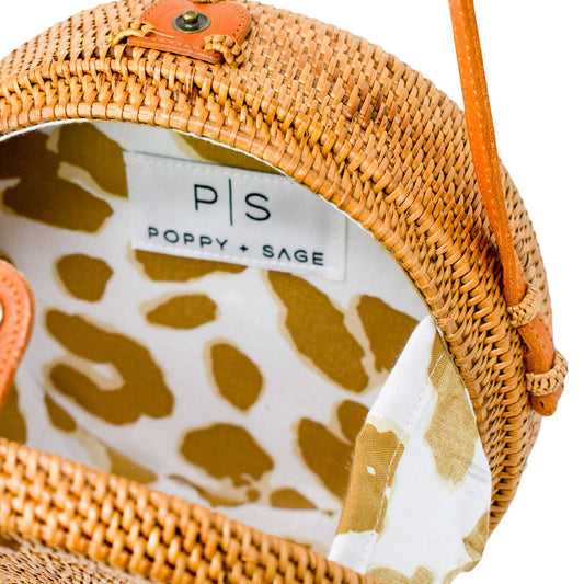 CAMILLA BAG: CAMEL LEOPARD *LIMITED RUN*