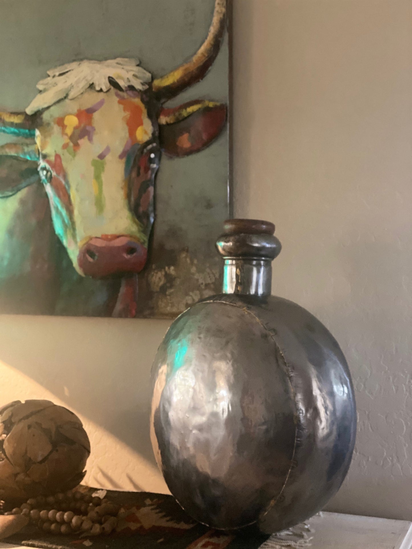 INDUSTRIAL CANISTER WITH WOODEN CAP