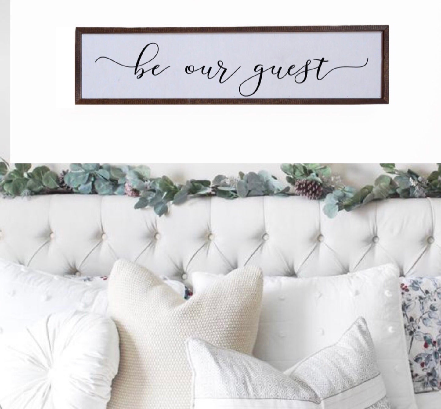 BE OUR GUEST WALL SIGN