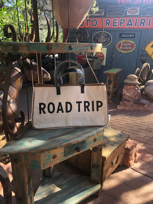 CANVAS TOTE-ROAD TRIP