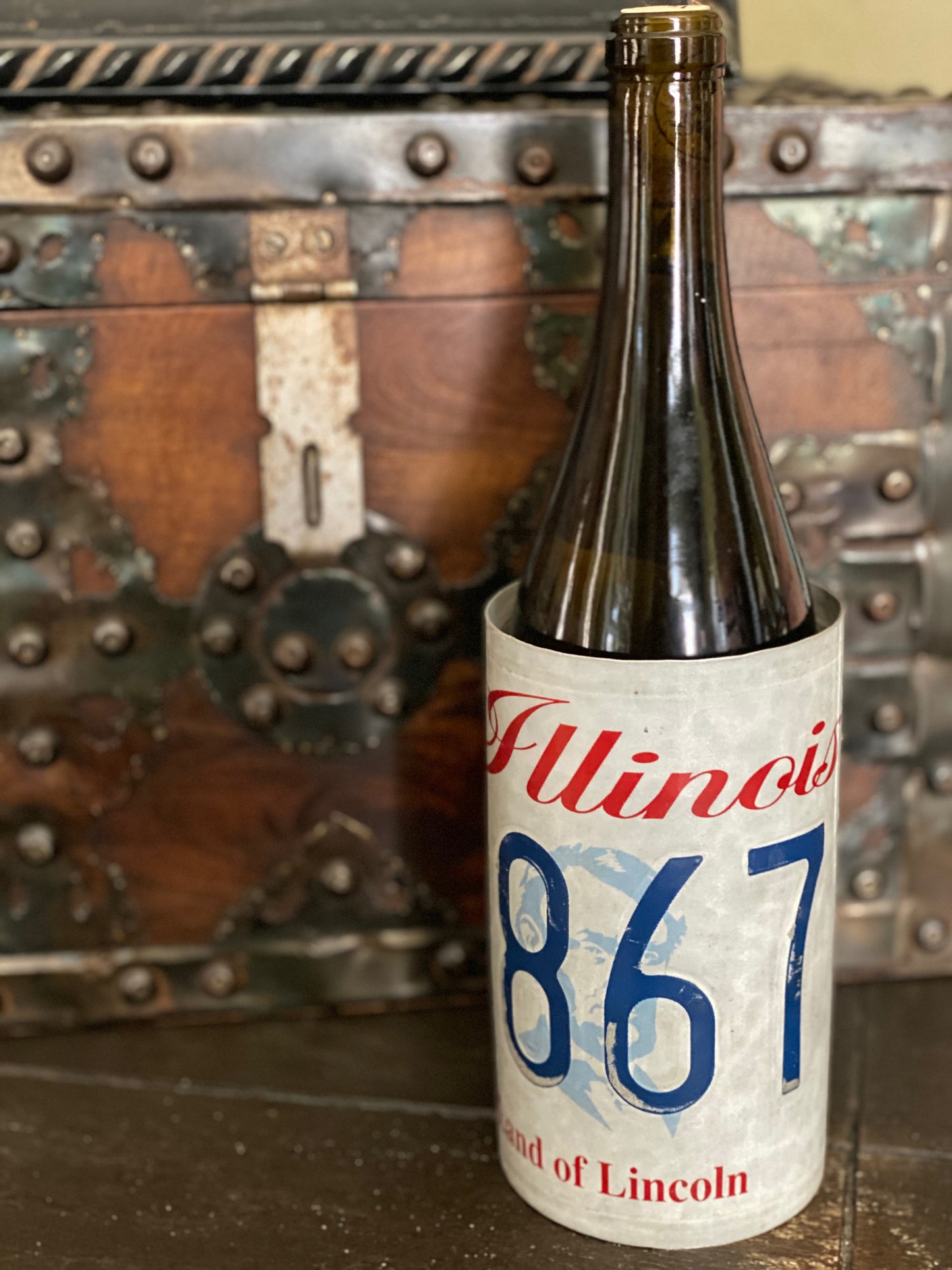 LICENSE PLATE WINE COOZIE