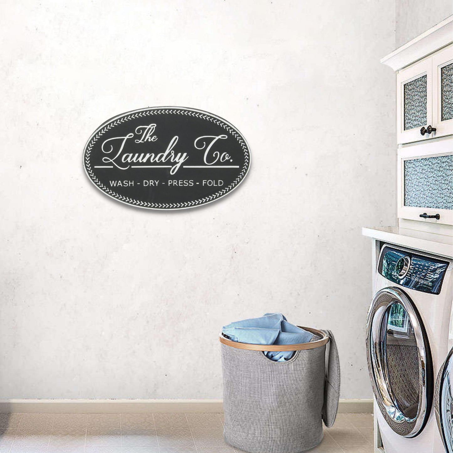 RUSTIC "LAUNDRY CO." SIGN