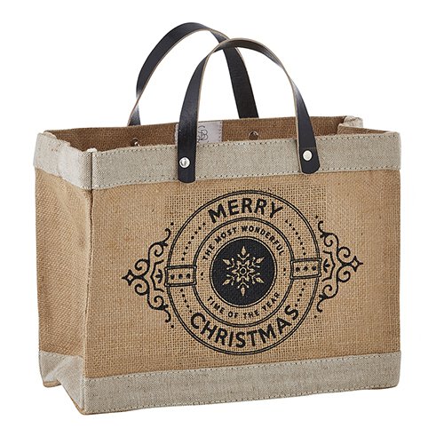 FARMER'S MARKET MINI TOTE - MERRY CHRISTMAS