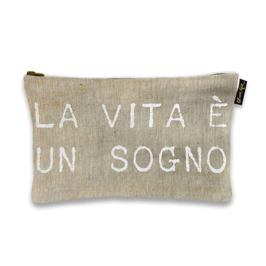 OLIVER GAL 'LIFE IS BUT A DREAM' POUCH