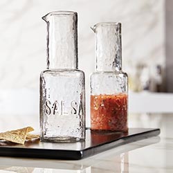 EMBOSSED SALSA CARAFE